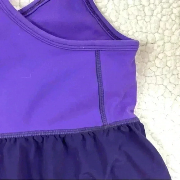 Athleta Purple Retreat Yoga Compression Fit & Flare Athletic Tank Top Size M - Picture 7 of 13
